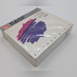 BASF Vintage 10 Floppy Disks - Factory Sealed!!